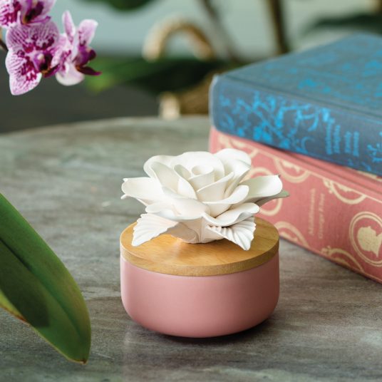 Porcelain Aroma Diffuser Bloom with Eucalyptus Oil - Raymond's Hallmark
