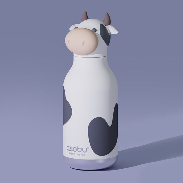 Vacuum Insulated Water Bottle Cow - Raymond's Hallmark
