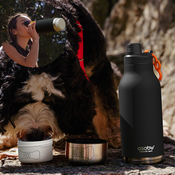 3-in-1 Ceramic Lined Bottle For You And Your Dog - Raymond's Hallmark