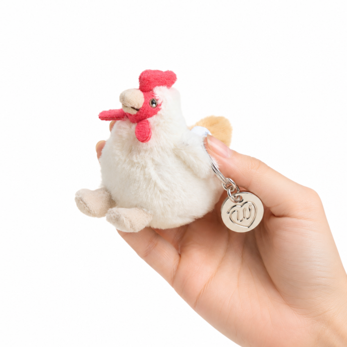 Chicken Keyring Warmies
