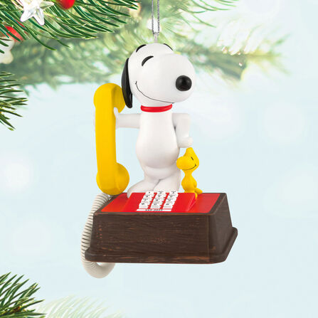 Peanuts® 75th Anniversary Hello, Snoopy! Ornament With Sound - Raymond's Hallmark