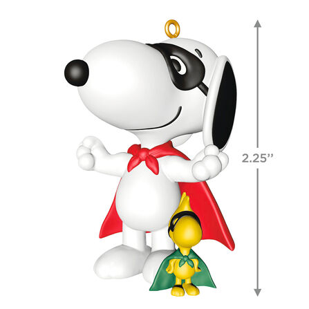 Peanuts® Spotlight on Snoopy Masked Marvel Ornament - Raymond's Hallmark