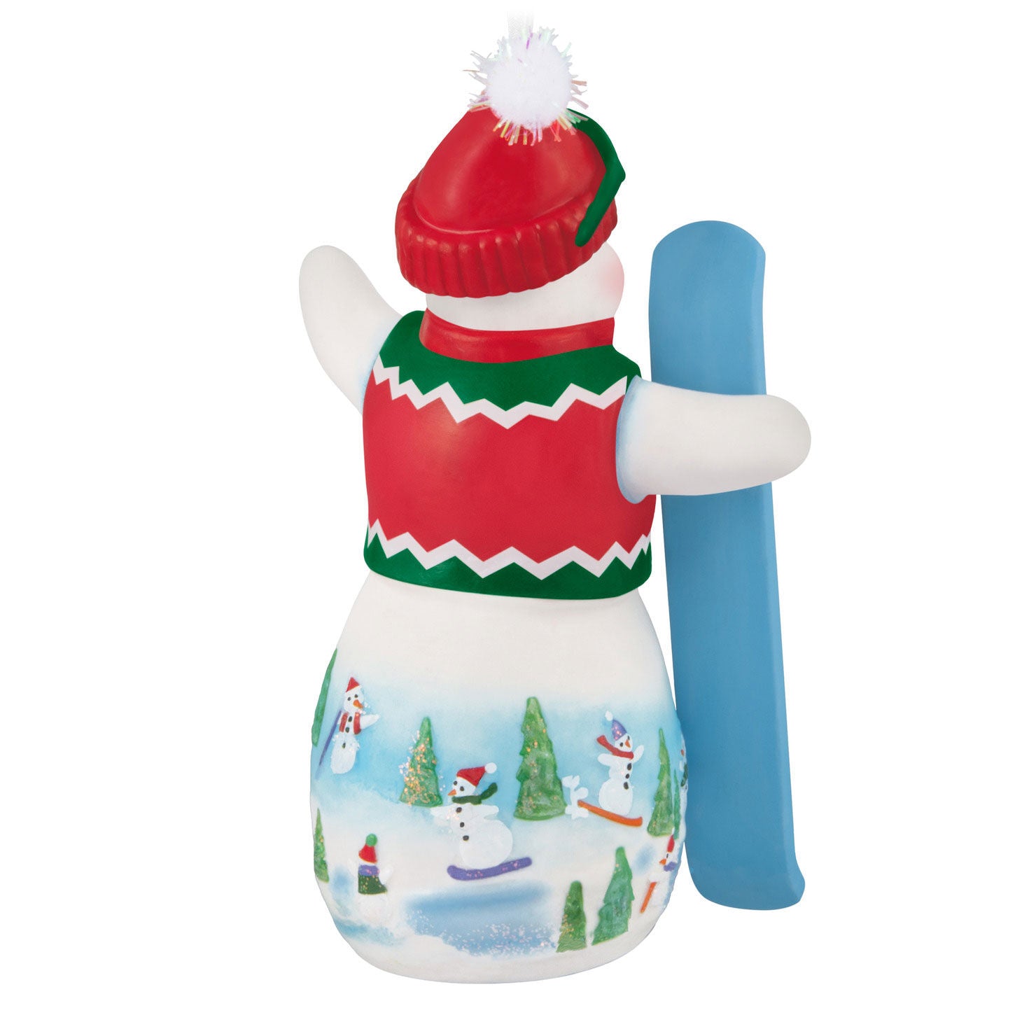 Snowtop Lodge Ollie U. Halfpipe Porcelain Ornament - Raymond's Hallmark
