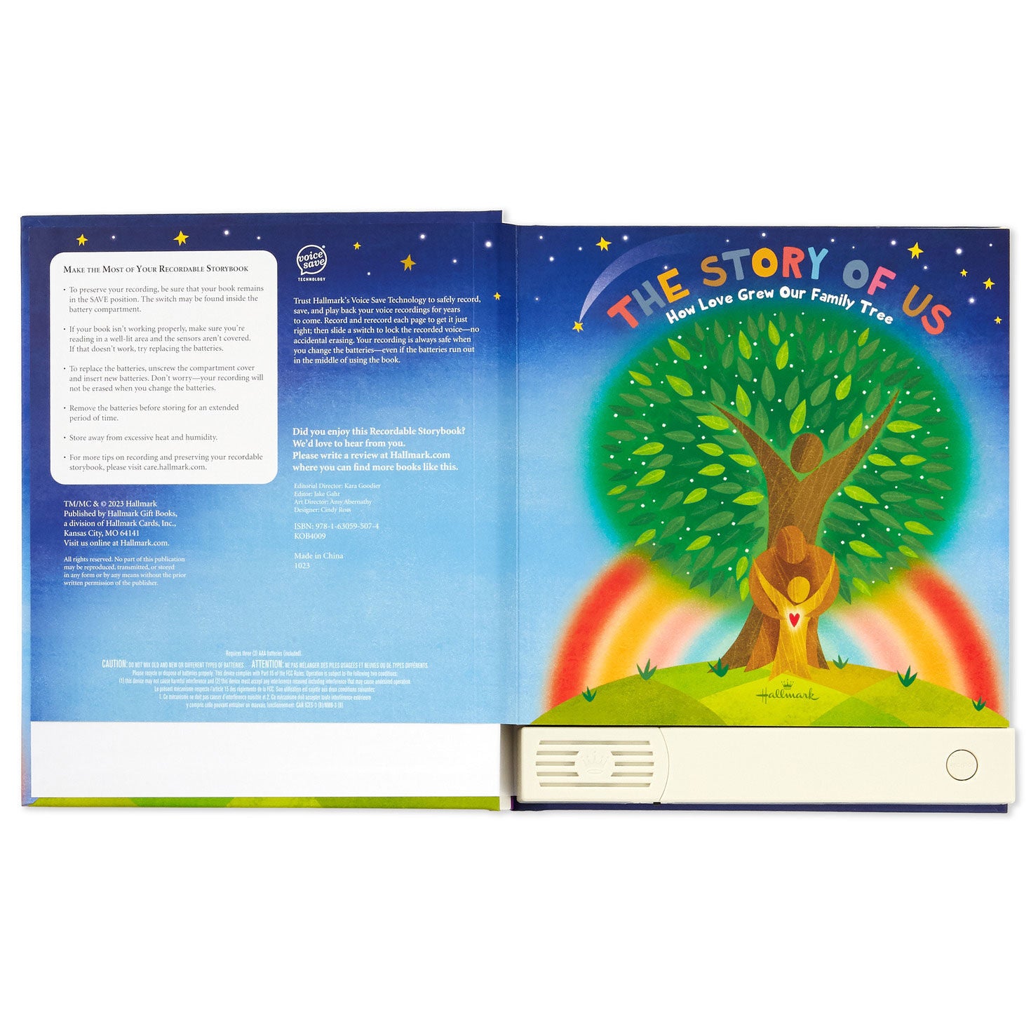 The Story Of Us Recordable Storybook - Raymond's Hallmark