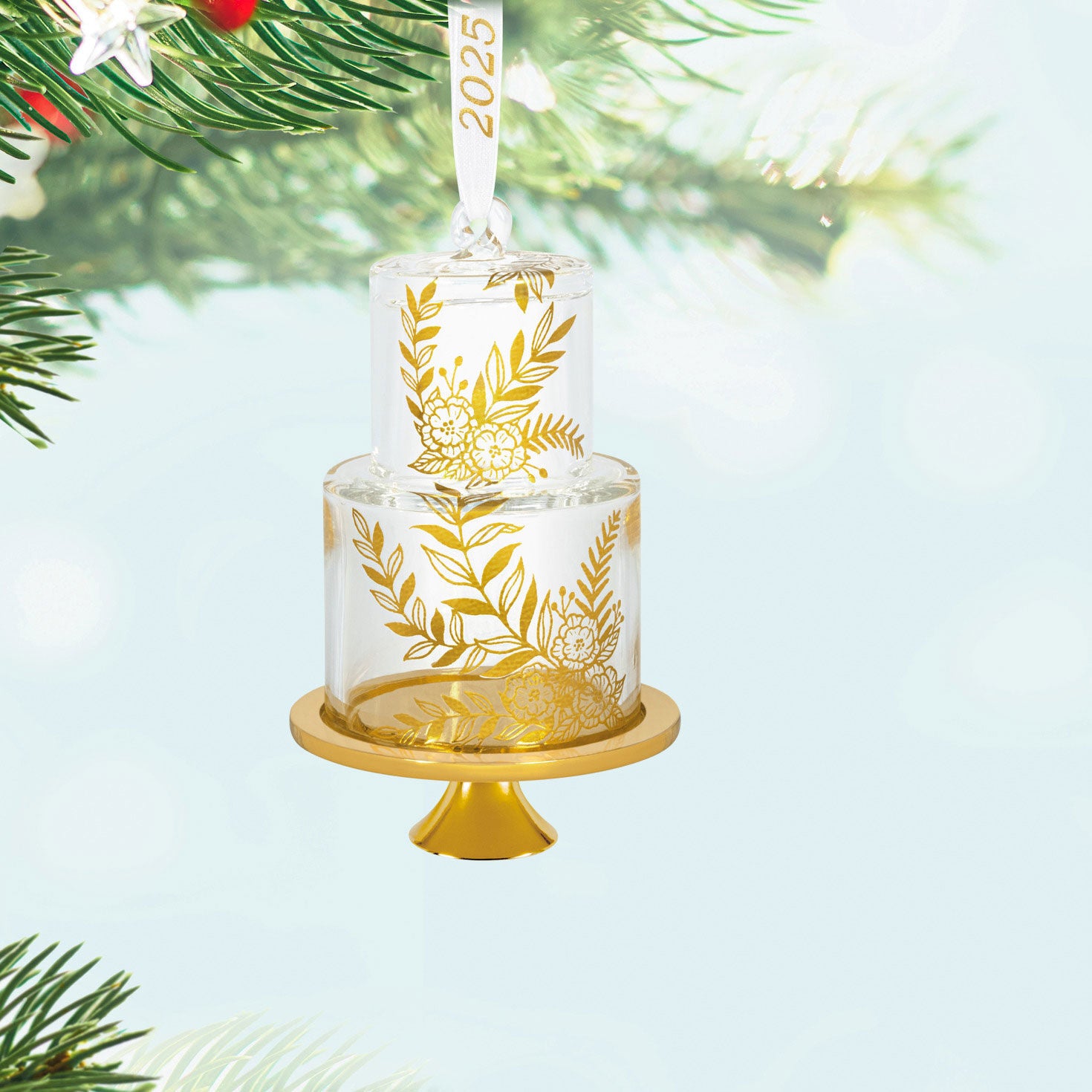 Our Sweet Beginning 2025 Glass Ornament - Raymond's Hallmark