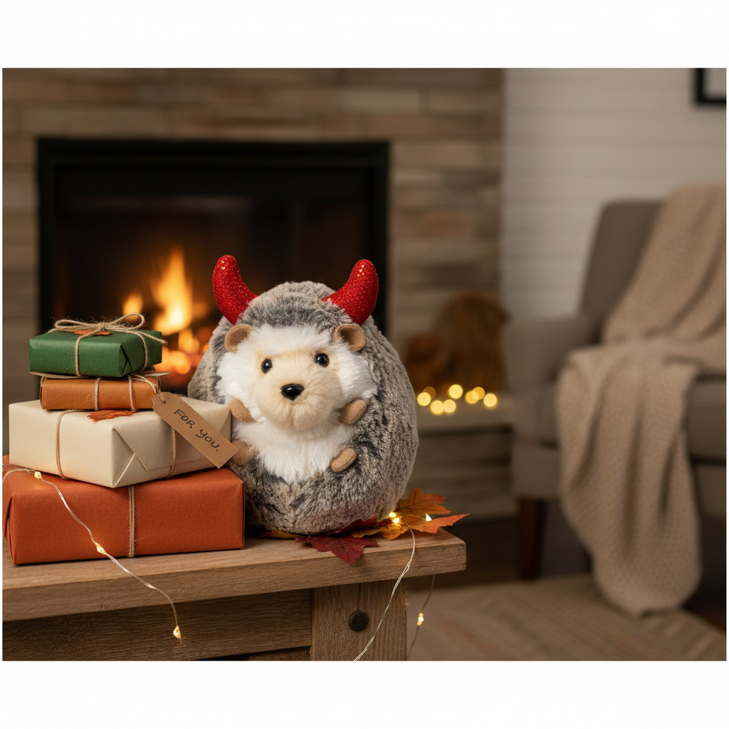 Spunky Hedgehog w/Devil Horns - Raymond's Hallmark