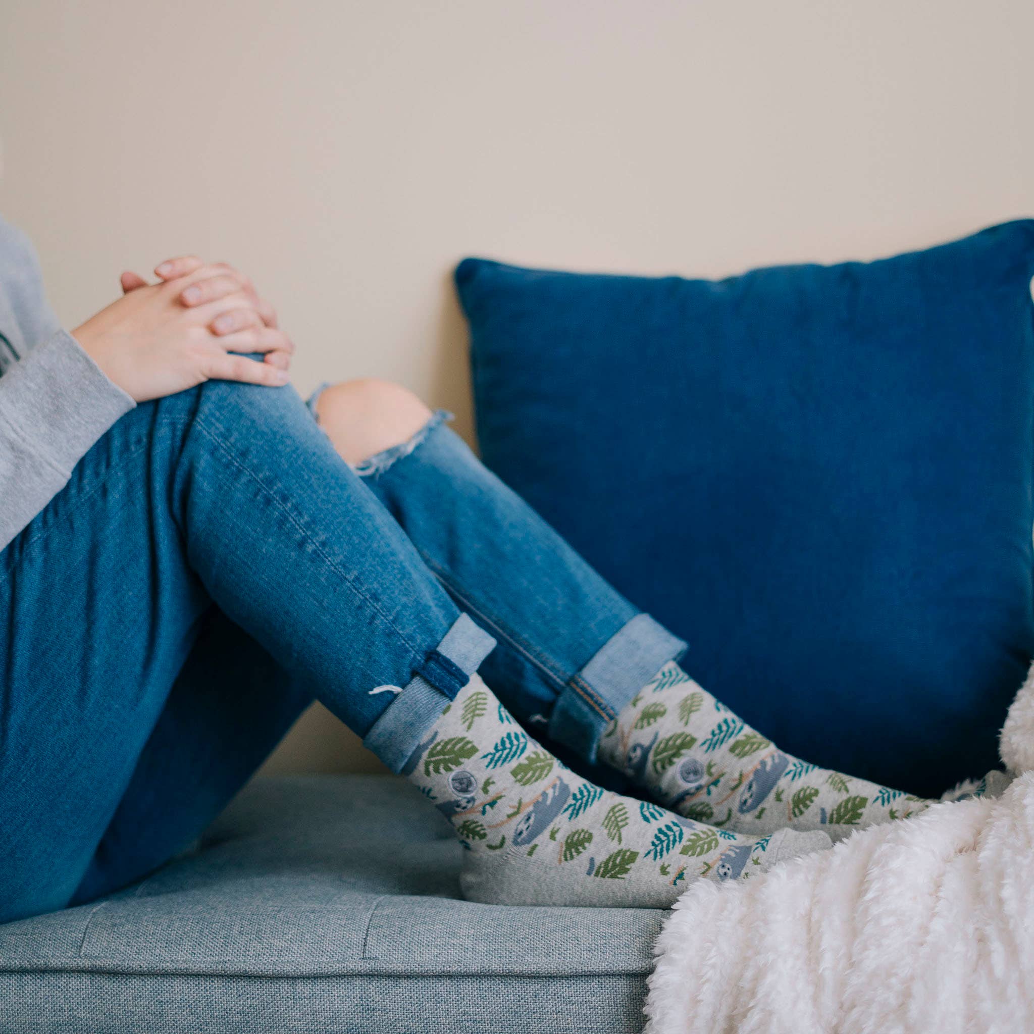 Socks that Protect Sloths - Raymond's Hallmark