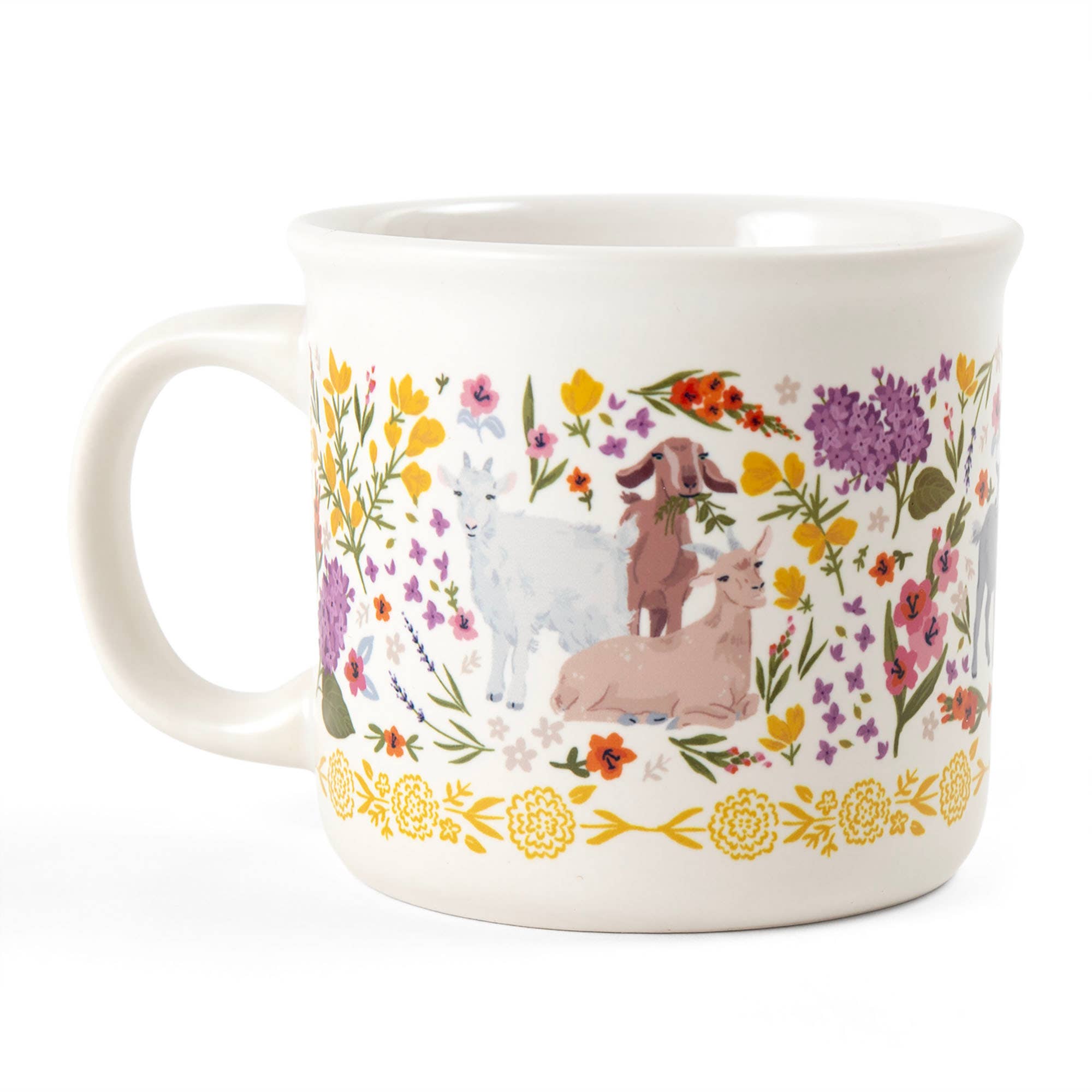 Goat Folk Floral Mug - Raymond's Hallmark