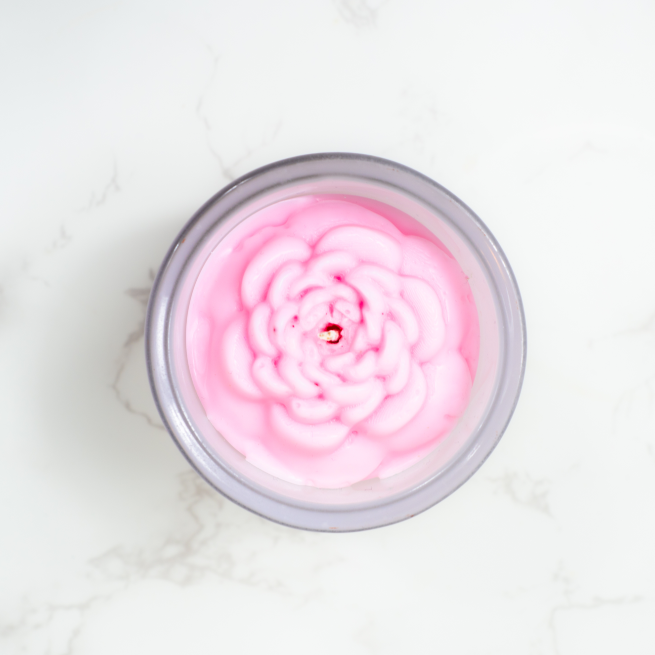 Peony Flower Top Candle 8oz - Raymond's Hallmark