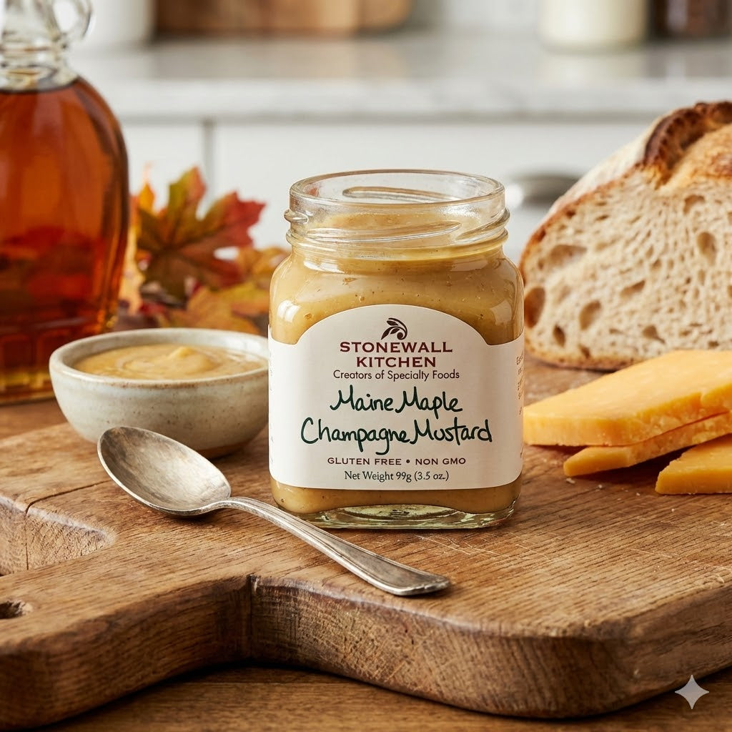 Maine Maple Champagne Mustard 3.5oz - Raymond's Hallmark