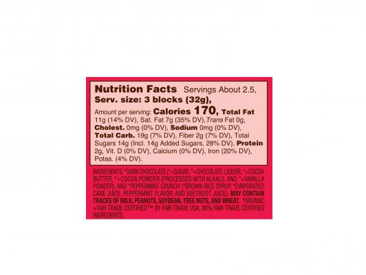 Dark Chocolate Candy Cane Crunch Bar - Raymond's Hallmark